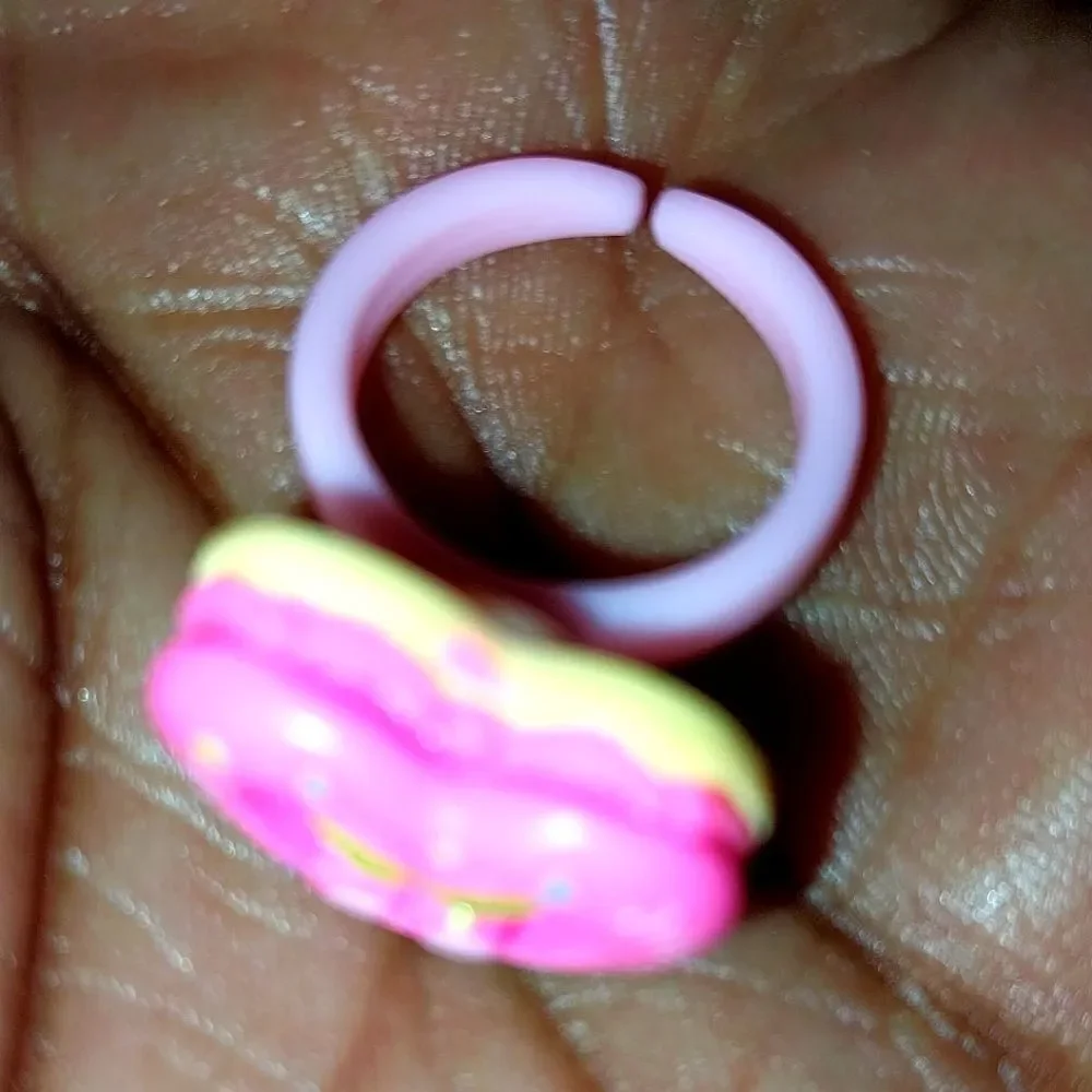 Super cute girls cartoon adjustable ring
